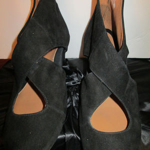 Black Suede Earthie Shoes